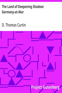 Cover of The Land of Deepening Shadow: Germany-at-War — A Closer Reading