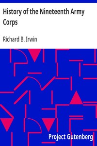 Cover of History of the Nineteenth Army C...