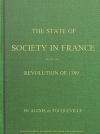 Cover of The State of Society in France B...