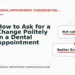 How to Ask for a Change Politely in a Dental Appointment Conversation