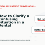 How to Clarify a Confusing Situation in a Dental Appointment Conversation