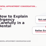 How to Explain Urgency Carefully in a Dental Appointment Conversation