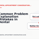 Common Problem Explanation Mistakes in Dental Appointment Conversation English